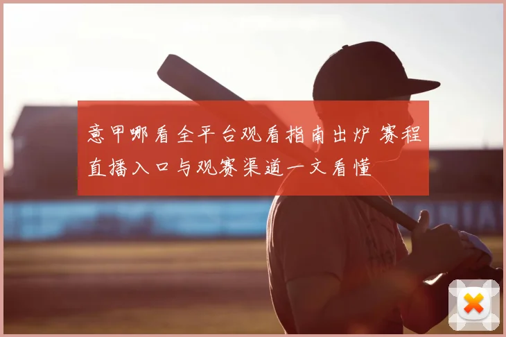 意甲哪看全平台观看指南出炉 赛程直播入口与观赛渠道一文看懂